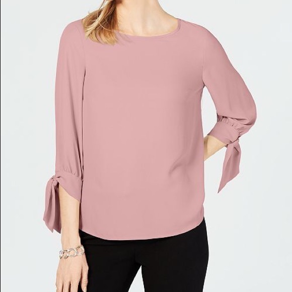 Nine West Tops - Tie Sleeve blouse